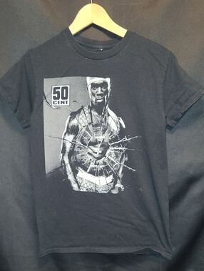 50 Cent Get Rich or Die Trying Album Cover 20 Years Later Tour T Shirt Small